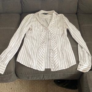White House black market button up shirt